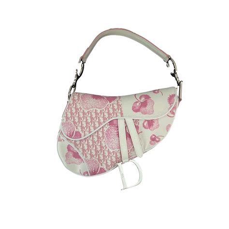 dior cherry blossom saddle bag|christian dior saddle bag price.